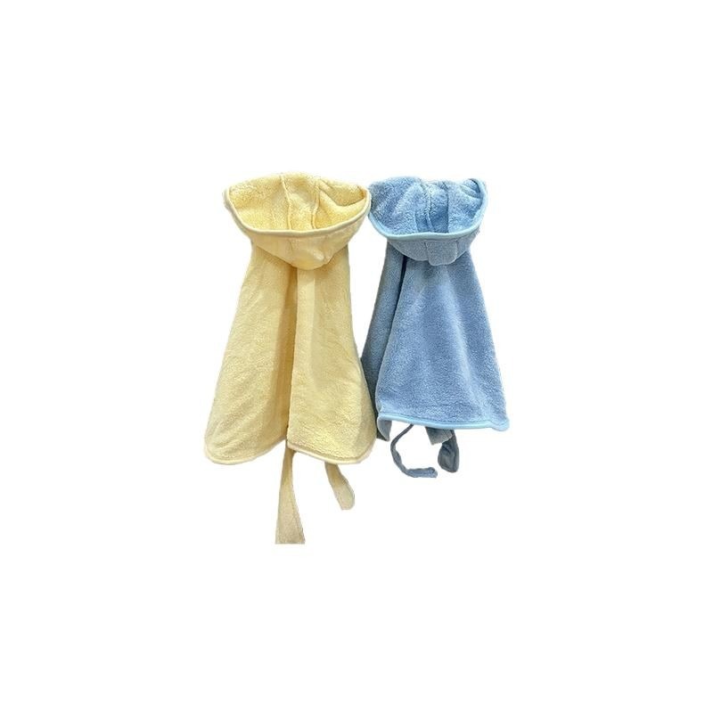 Pet Soft Thick Coral Fleece Bathrobe Towel Wrap