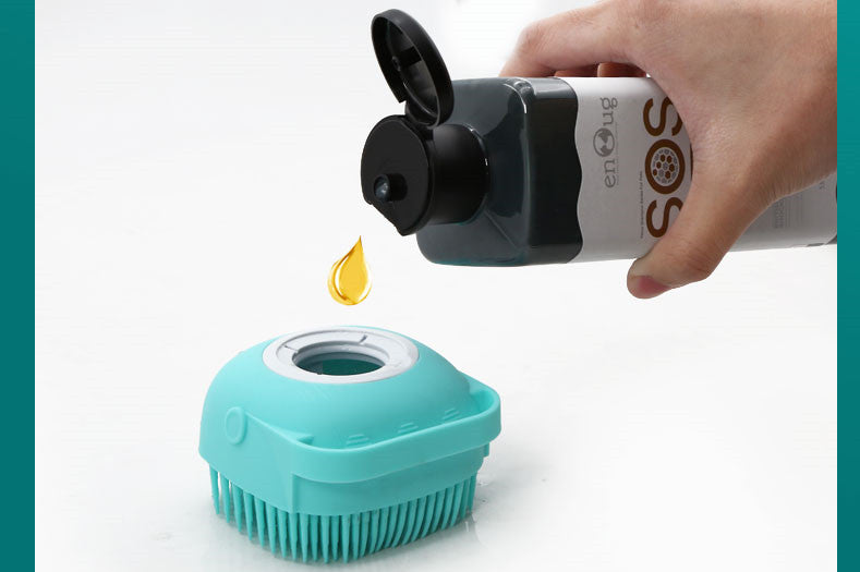 Pet Silicone Massage Bath Grooming Brush