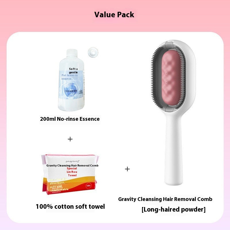 Pet Dematting Floating Hair Removal Grooming Brush