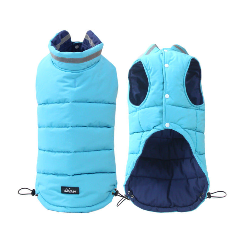 Pet Waterproof Thickened Reflective Outdoor Jacket