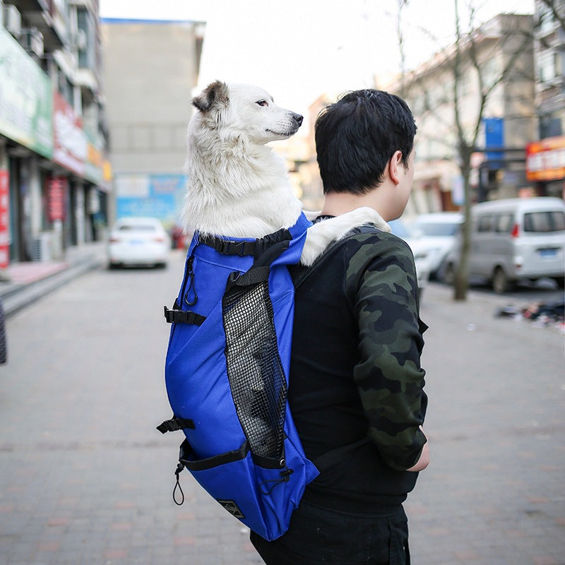 Double Shoulder Pet Carrier Backpack For Outdoor Travel