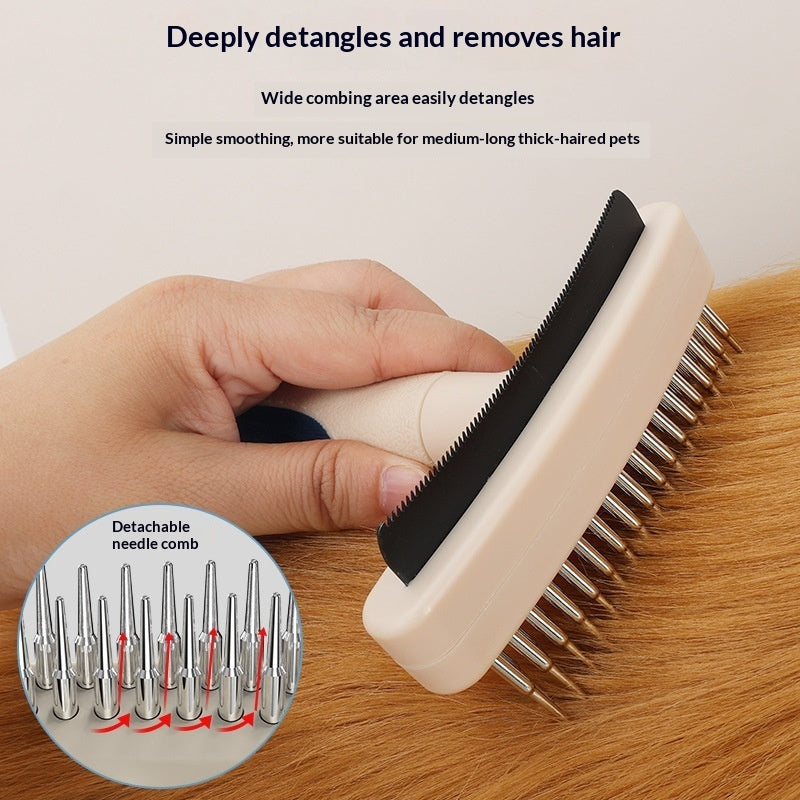 Pet Grooming Hair Removal Detangling Brush