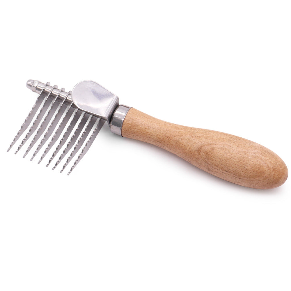 Pet Knot And Loose Fur Removal Grooming Brush