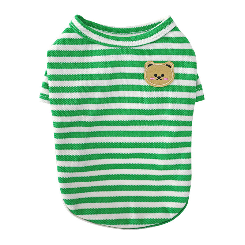 Breathable Summer Pet T Shirt Clothing