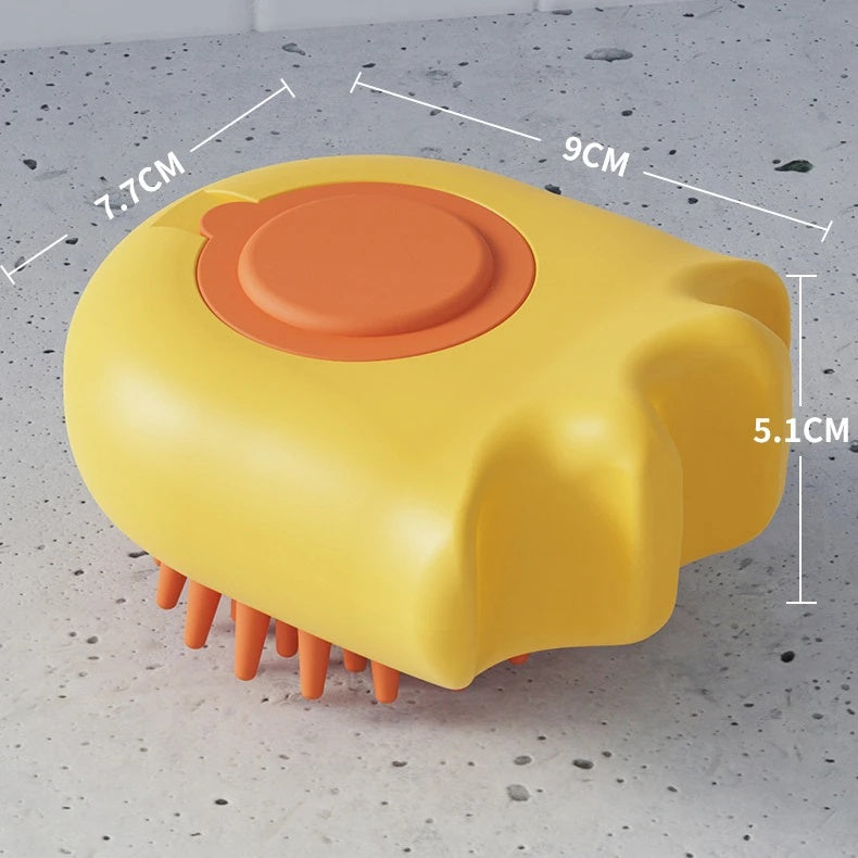 Pet Bath Shampoo Massage Comb Cleaning Brush Tool