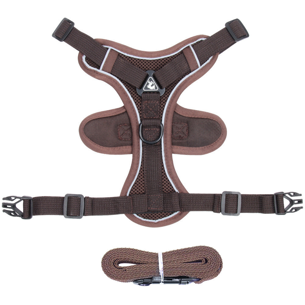 Pet Harness Vest With Chest Strap And Leash