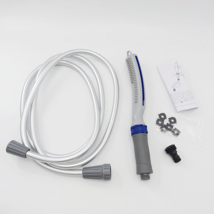 Pet Bath Shower Brush Hose Cleaning Grooming Tool