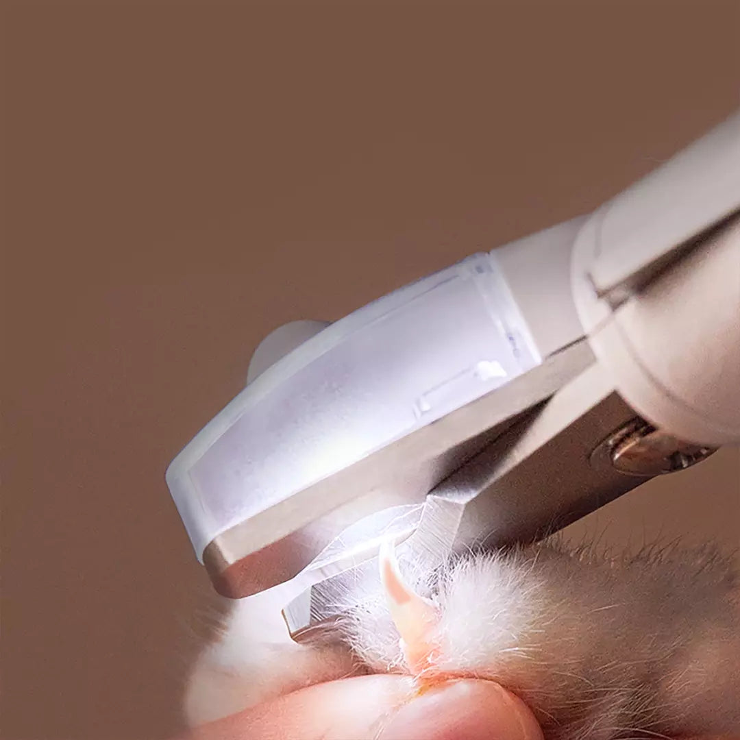 Pet LED Nail Clipper Scissors Grooming Trimmer Tool