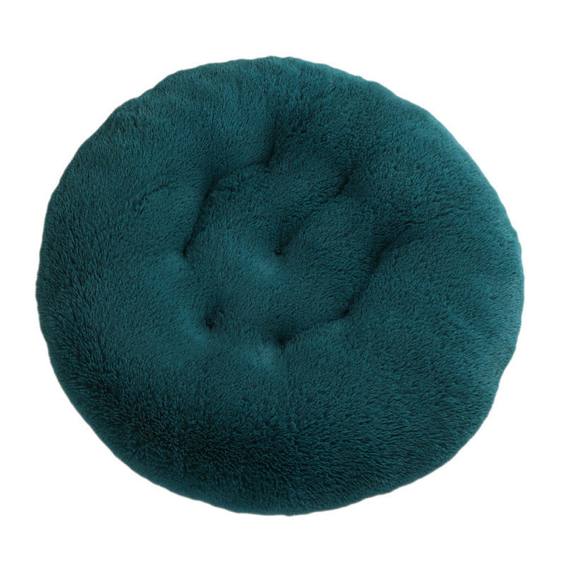 Plush Warm Round Pet Sleeping Mat Bed