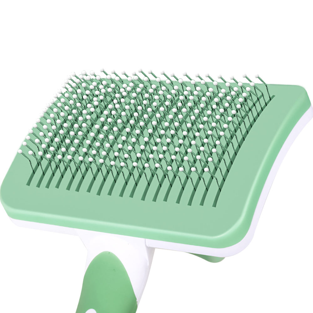 Pet Self Cleaning Slicker Grooming Brush One Click Hair Removal Tool