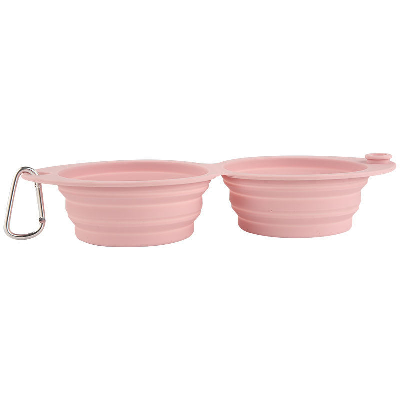 Portable Foldable Silicone Pet Feeding Bowl