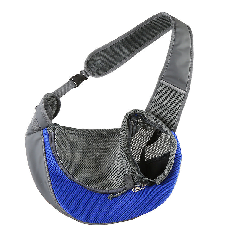 Mesh Oxford Pet Carrier Shoulder Sling Bag For Travel