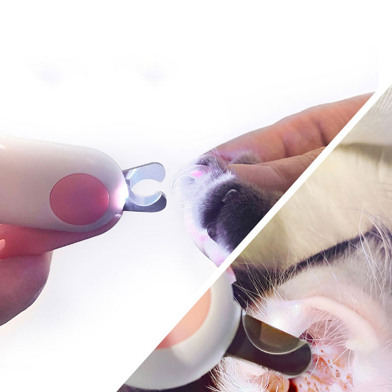 Pet LED Mini Nail Trimmer Grooming Tool