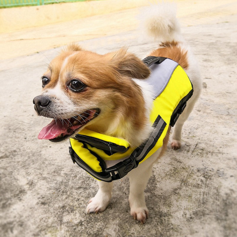 Reflective Nylon Pet Life Jacket Airbag Vest