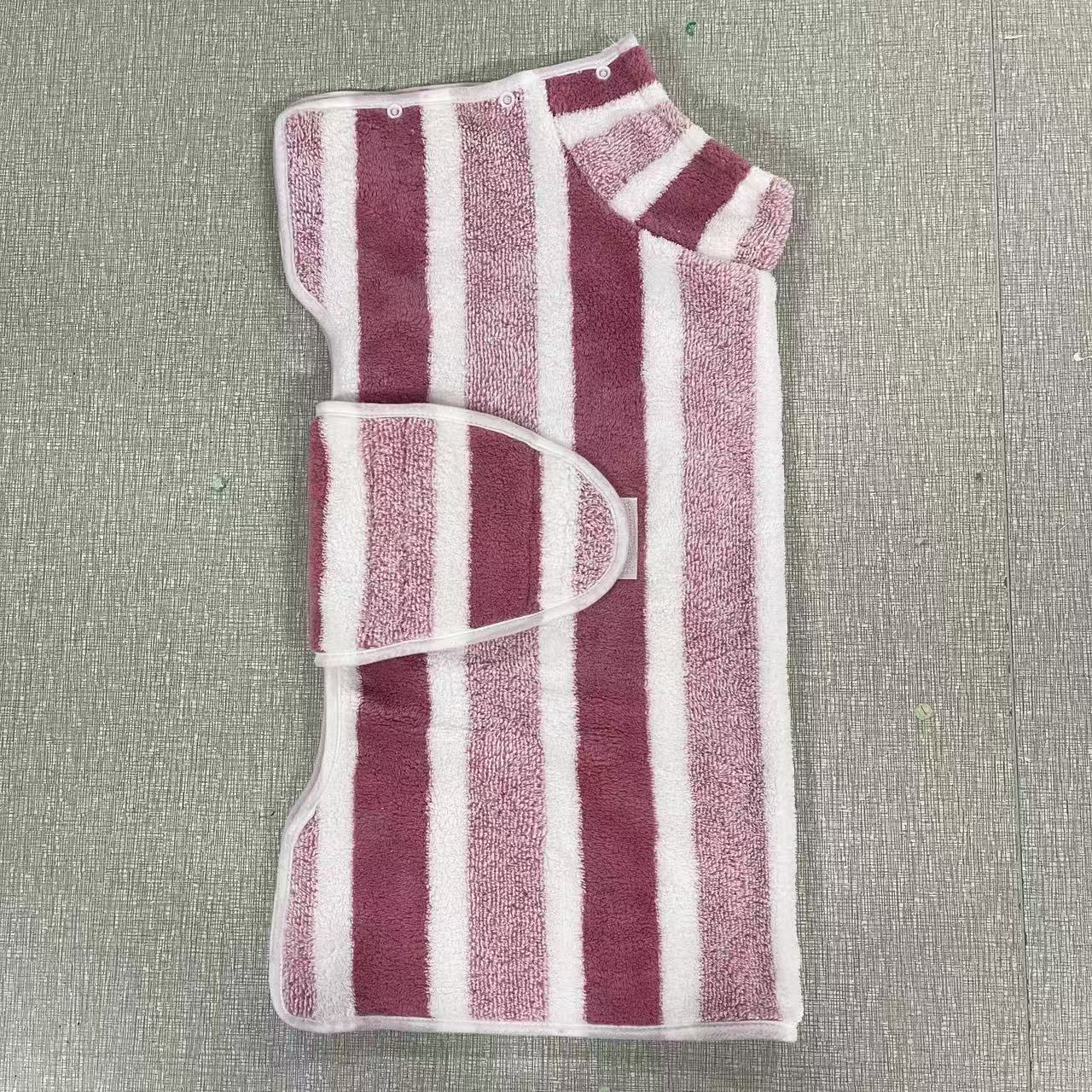 Pet Bath Robe Apparel Absorbent Drying Towel