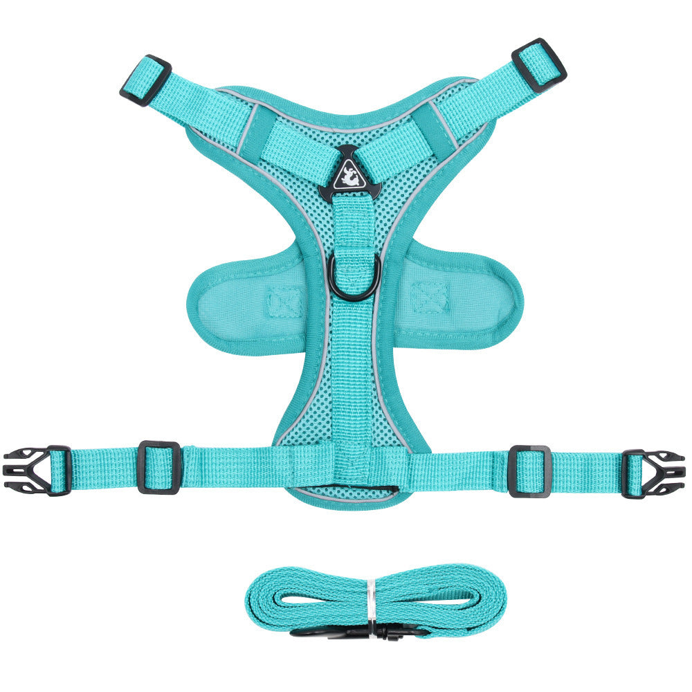Pet Harness Vest With Chest Strap And Leash