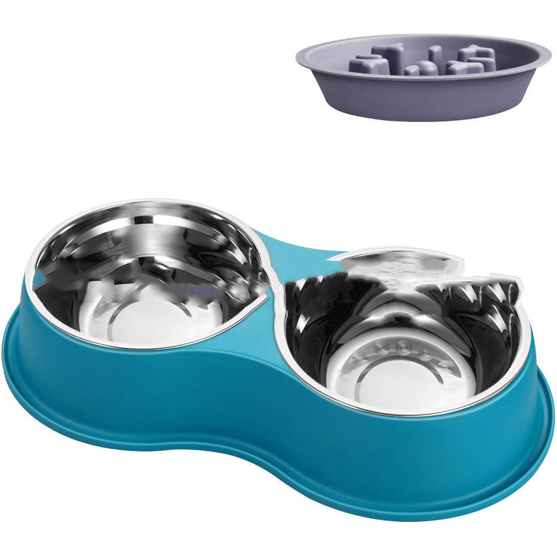 Removable Pet Slow Feeding Bowl