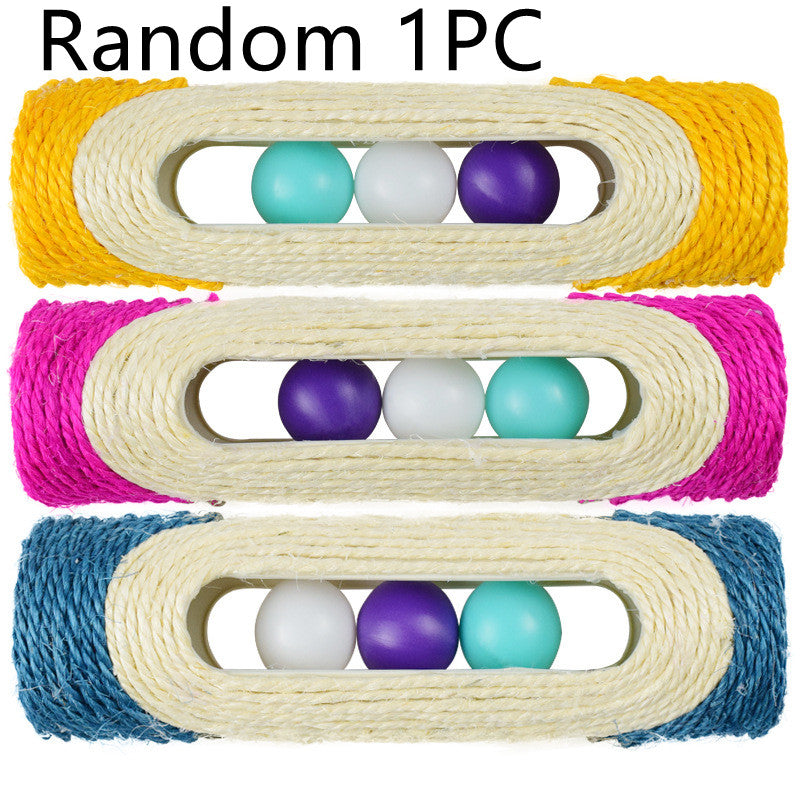 Pet Sisal Drum Interactive Scratching Play Toy