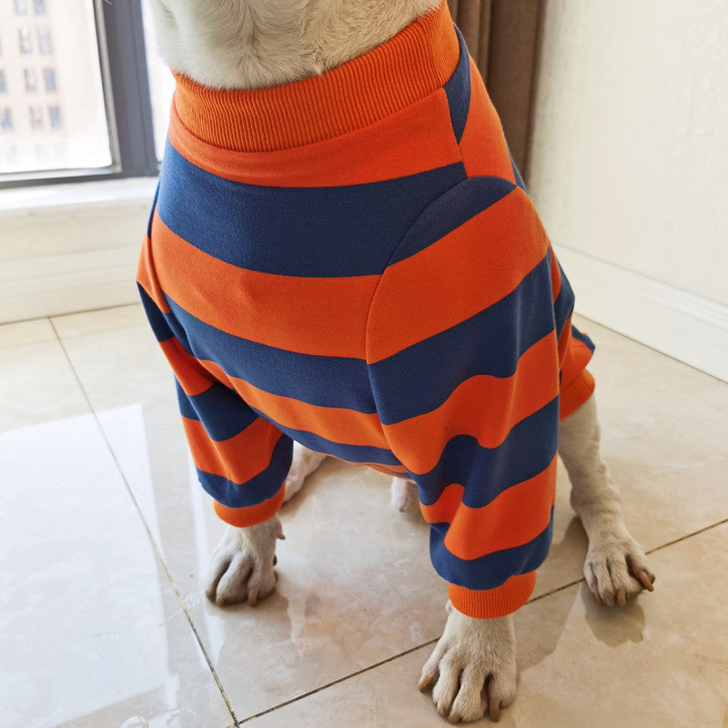 Pet Striped Cute Simple T Shirt Apparel