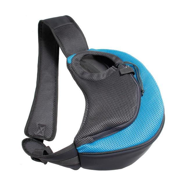 Mesh Oxford Pet Carrier Shoulder Sling Bag For Travel