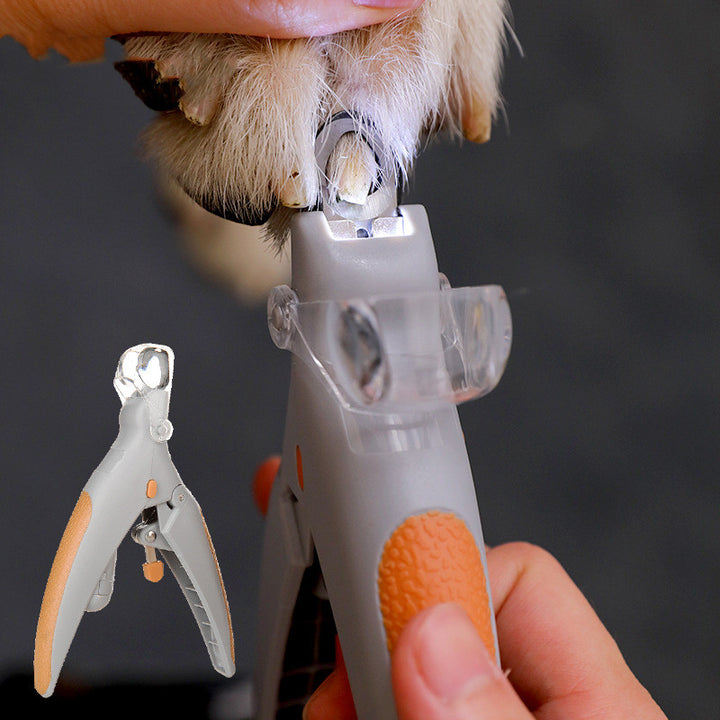 Pet LED Nail Clipper Grooming Scissors Tool
