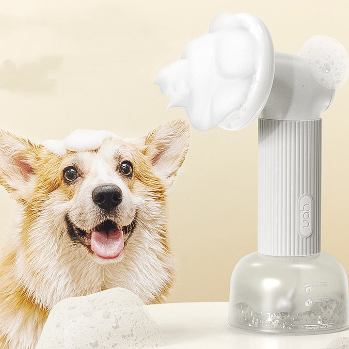 Pet Bubble Bath Foam Shower Cleaning Care Machine