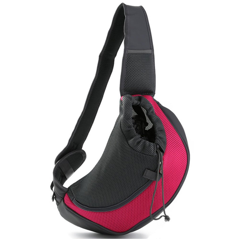 Mesh Oxford Pet Carrier Shoulder Sling Bag For Travel
