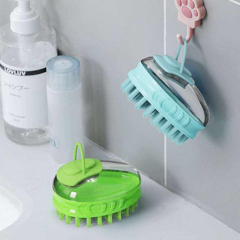 Pet Bath Rub Massage Grooming Brush Tool