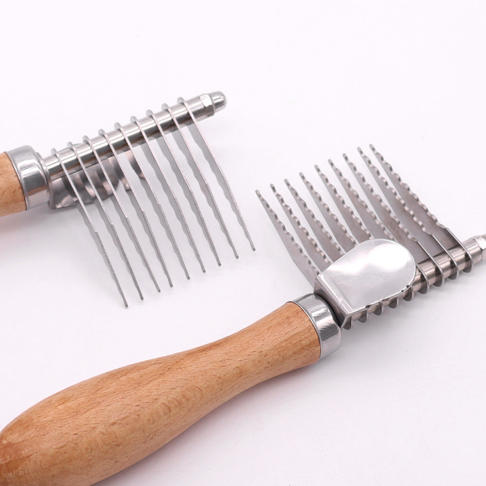 Pet Knot And Loose Fur Removal Grooming Brush