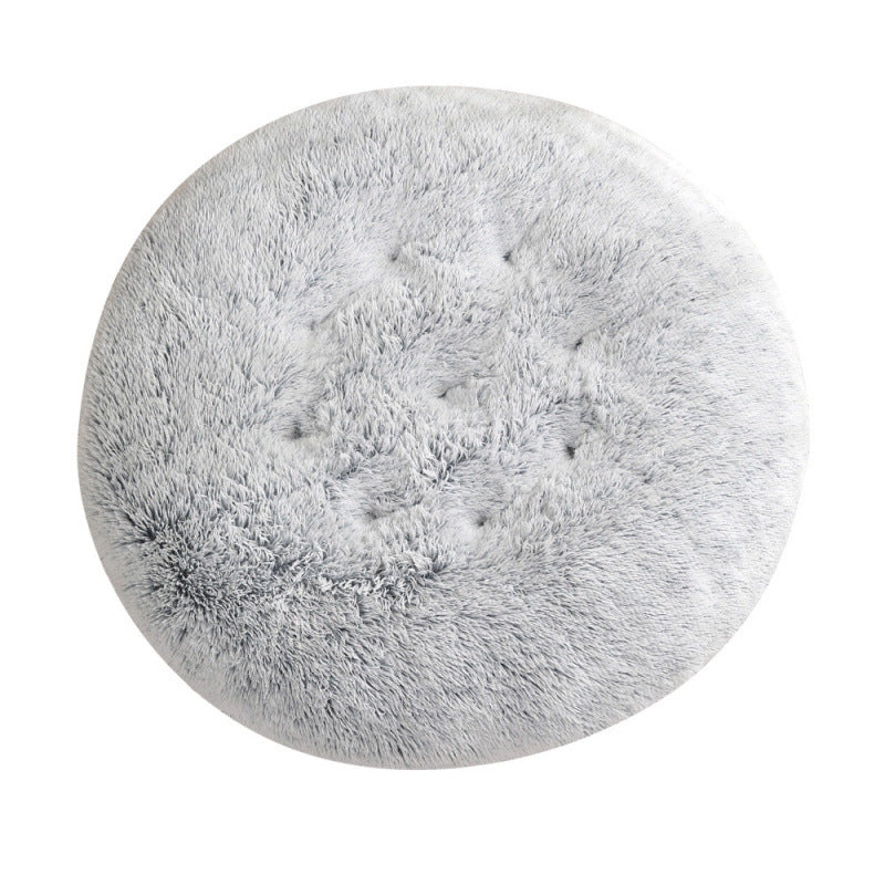 Plush Warm Round Pet Sleeping Mat Bed