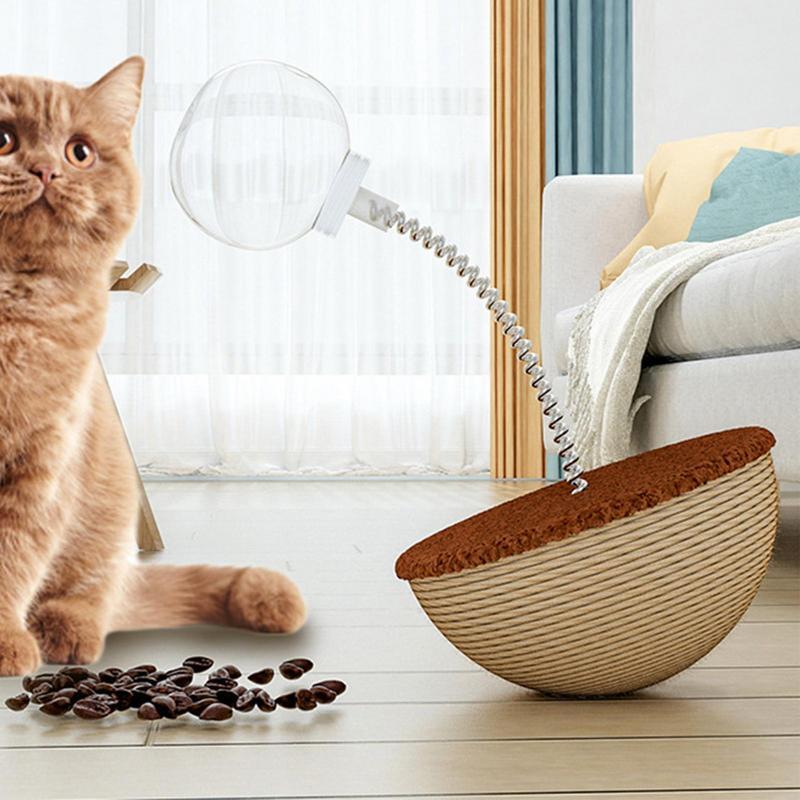Pet Auto Balancing Interactive Food Puzzle Slow Feeder Toy