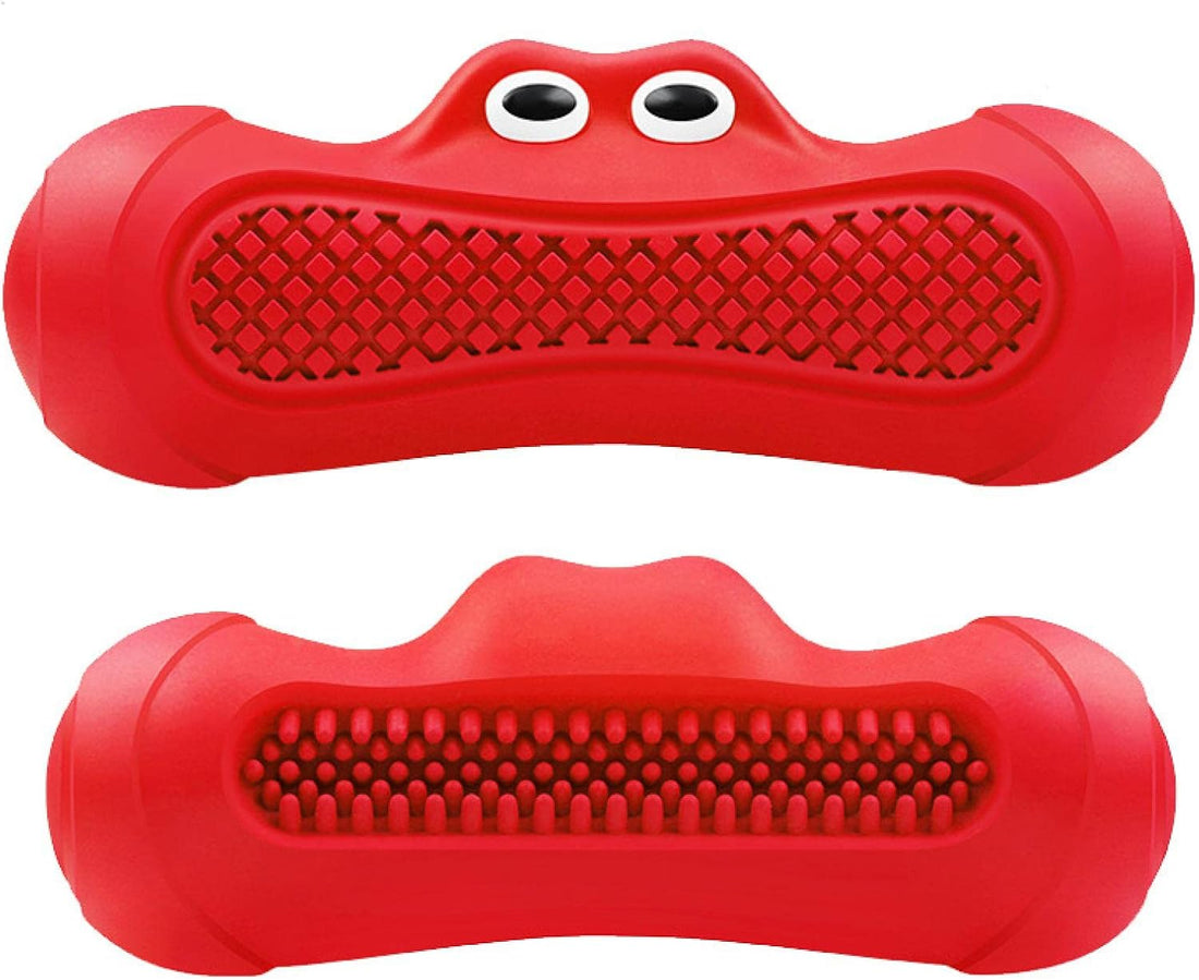 Pet Rubber Rugby Vocal Teething Chew Toy