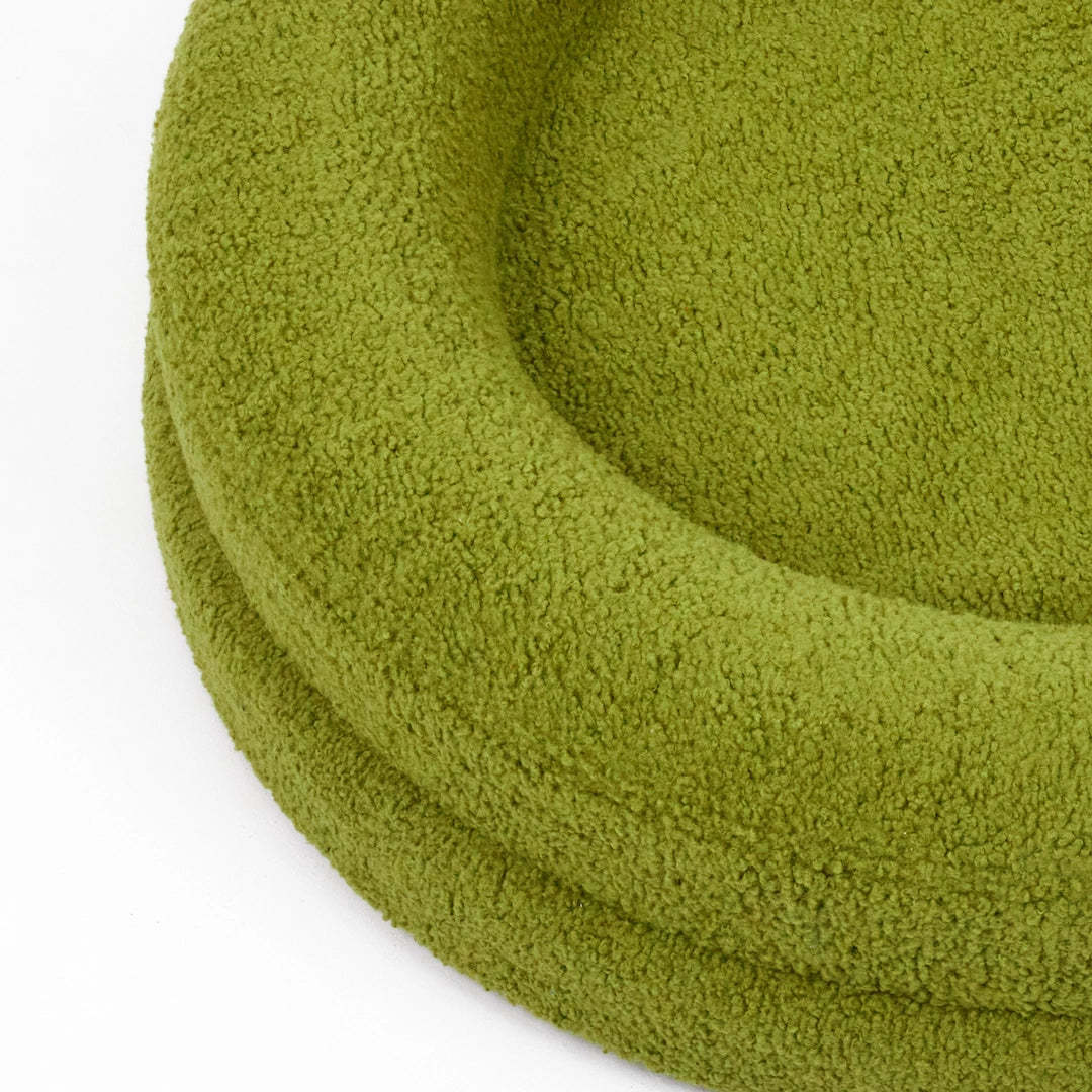 Pet Solid Color Round Leisure Sleeping Bed