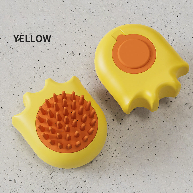 Pet Bath Shampoo Massage Comb Cleaning Brush Tool