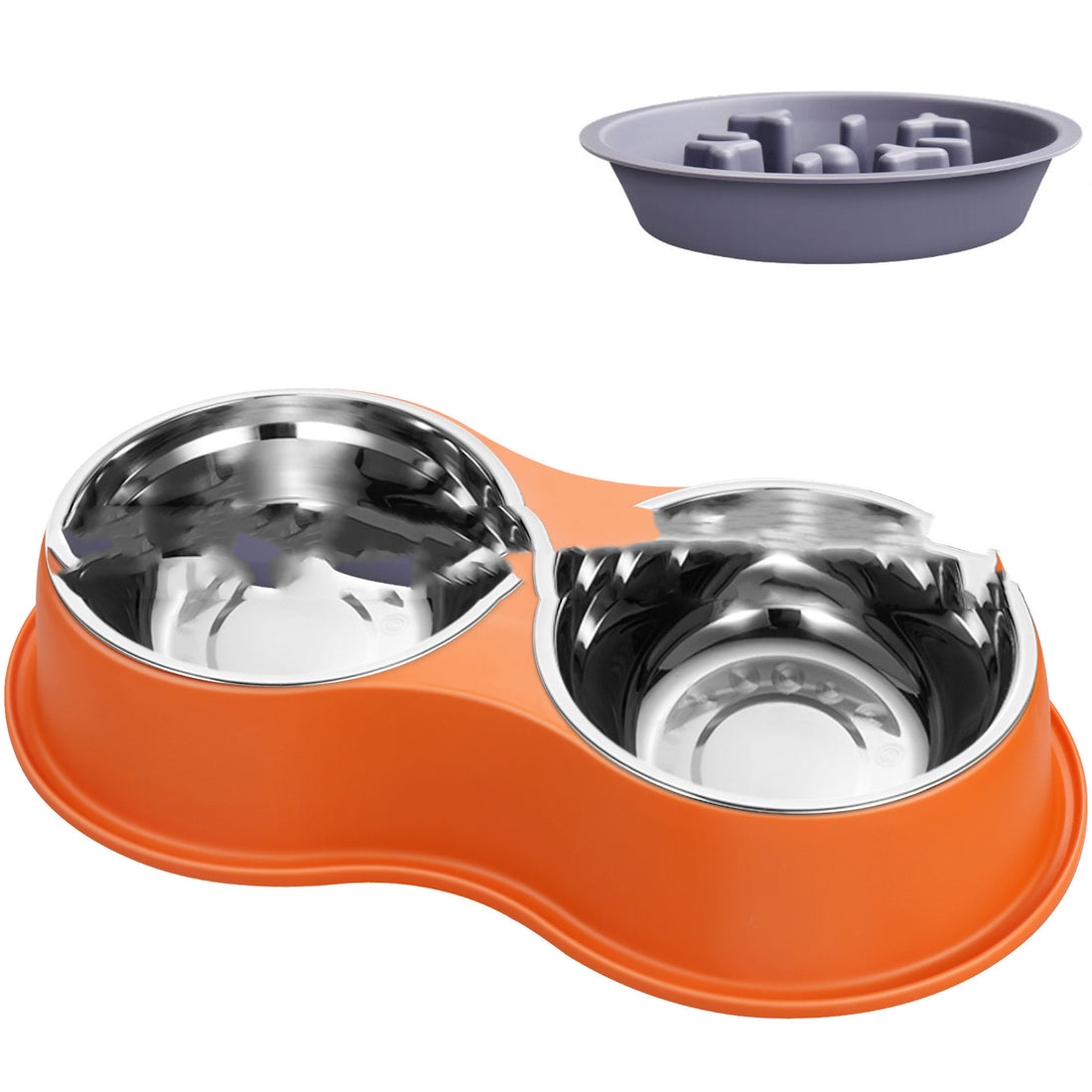 Removable Pet Slow Feeding Bowl