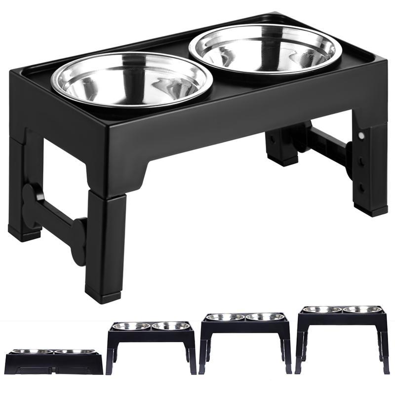 Pet Elevated Neck Protection Anti Tumble Feeding Bowl