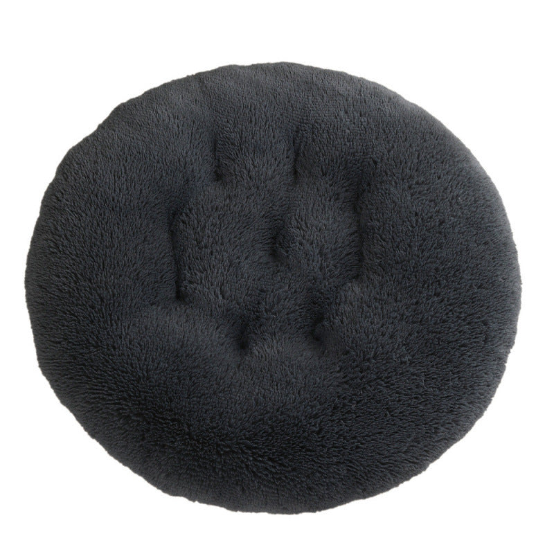 Plush Warm Round Pet Sleeping Mat Bed