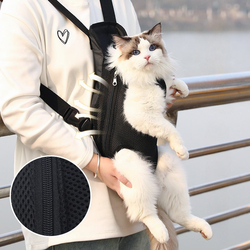 Adjustable Breathable Pet Carrier Backpack For Travel Hiking