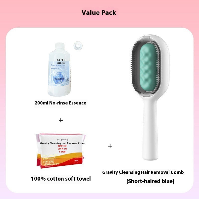 Pet Dematting Floating Hair Removal Grooming Brush