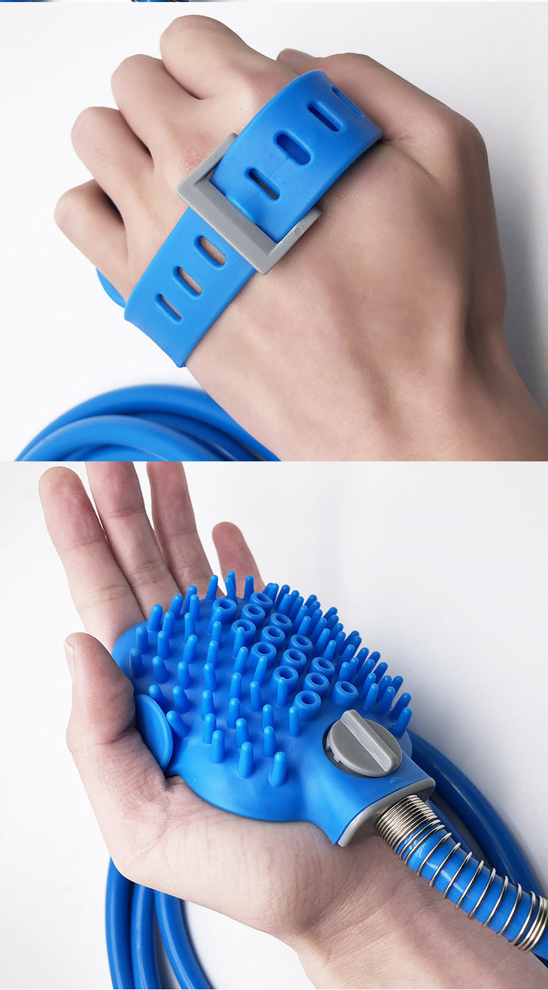 Pet Silicone Bath Gloves Shower Massage Cleaning Brush