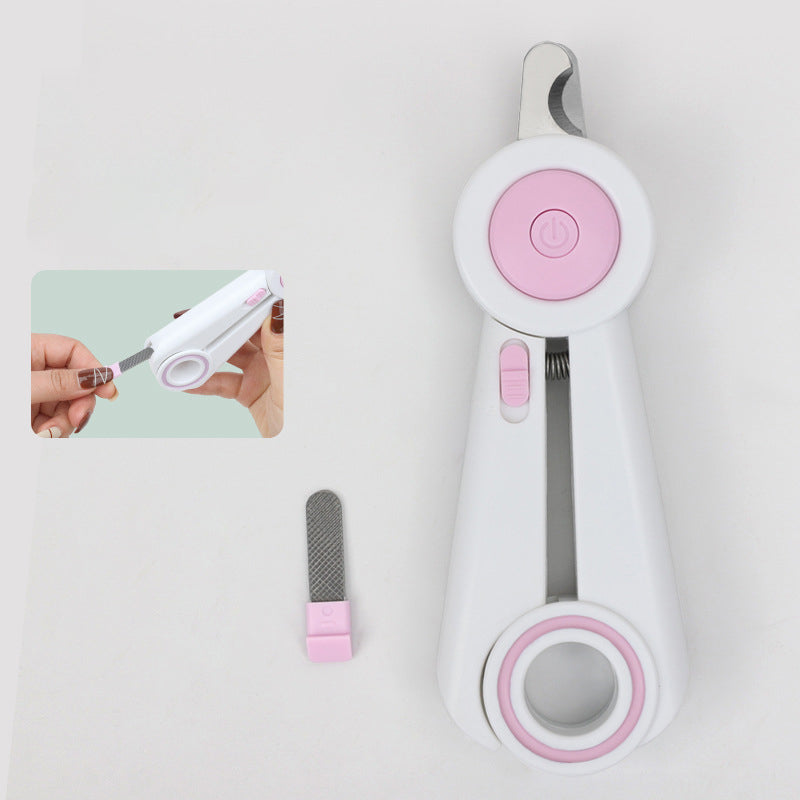 Pet Nail Clippers And Grinder With LED Light
