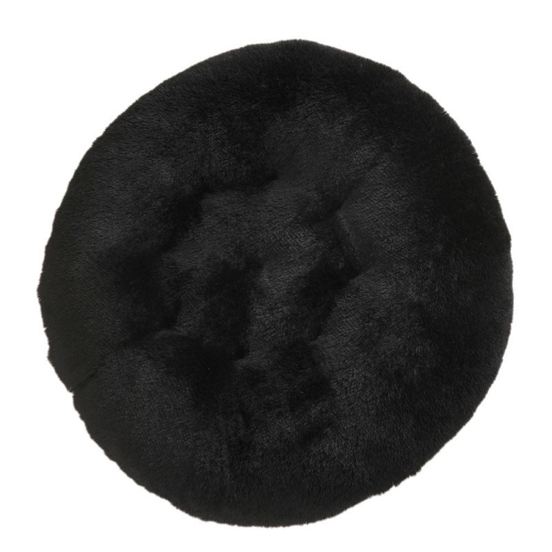 Plush Warm Round Pet Sleeping Mat Bed
