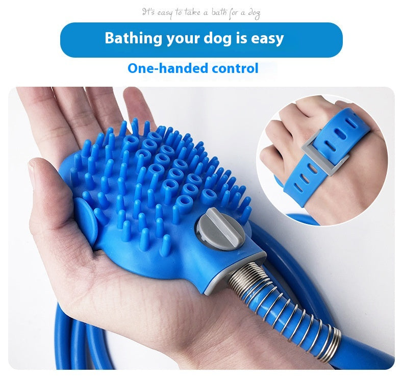 Pet Silicone Bath Gloves Shower Massage Cleaning Brush