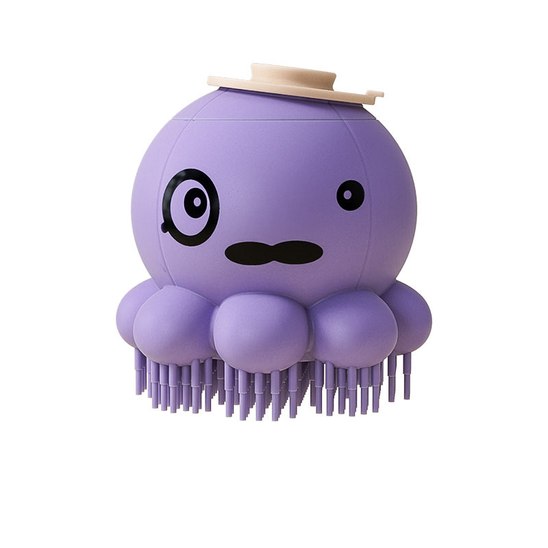 Pet Silicone Bath Massage Brush Shower Comb Tool