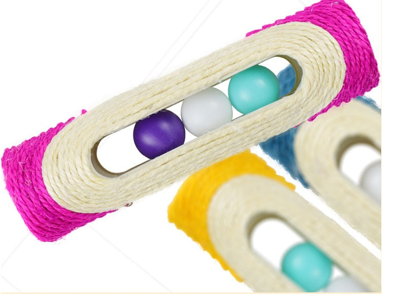 Pet Sisal Drum Interactive Scratching Play Toy