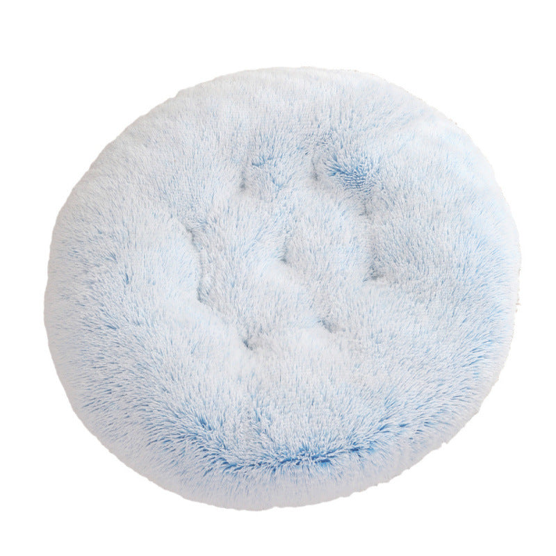 Plush Warm Round Pet Sleeping Mat Bed