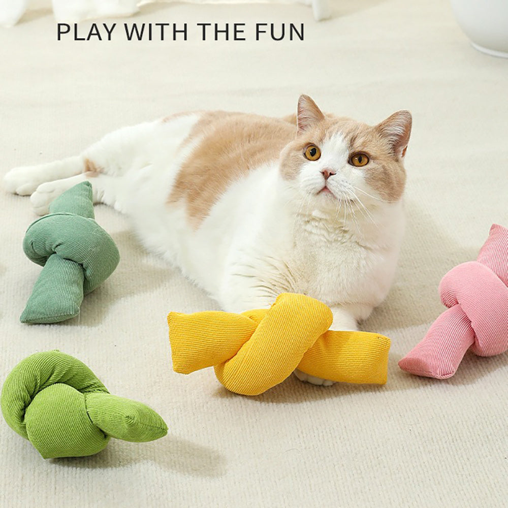 Pet Cotton Knot Chew Tug Rope Interactive Toy