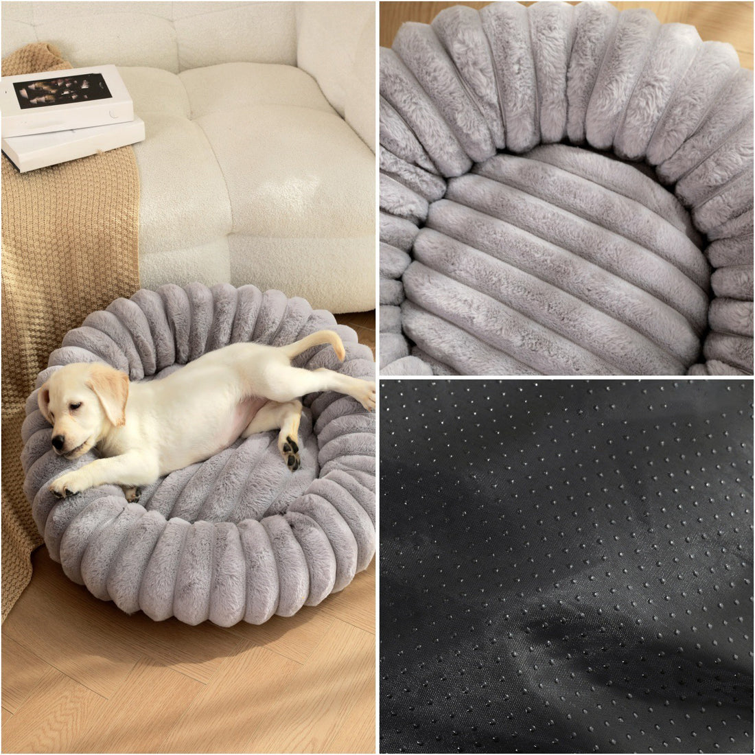 Pet Plush Round Warm Winter Sleeping Nest