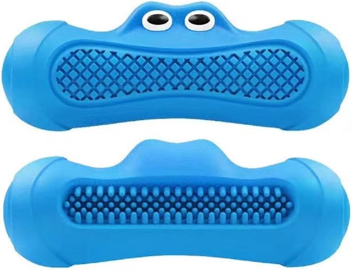 Pet Rubber Rugby Vocal Teething Chew Toy