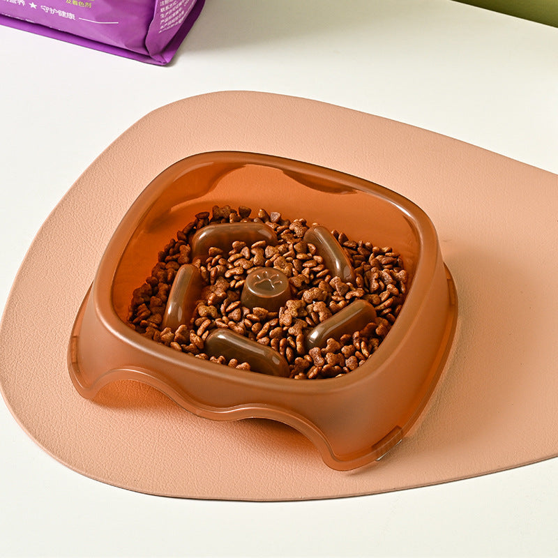 Anti Choking Pet Slow Feeding Bowl And Water Feeder